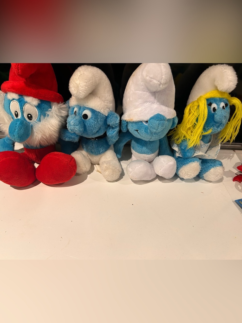 Smurfs plushes